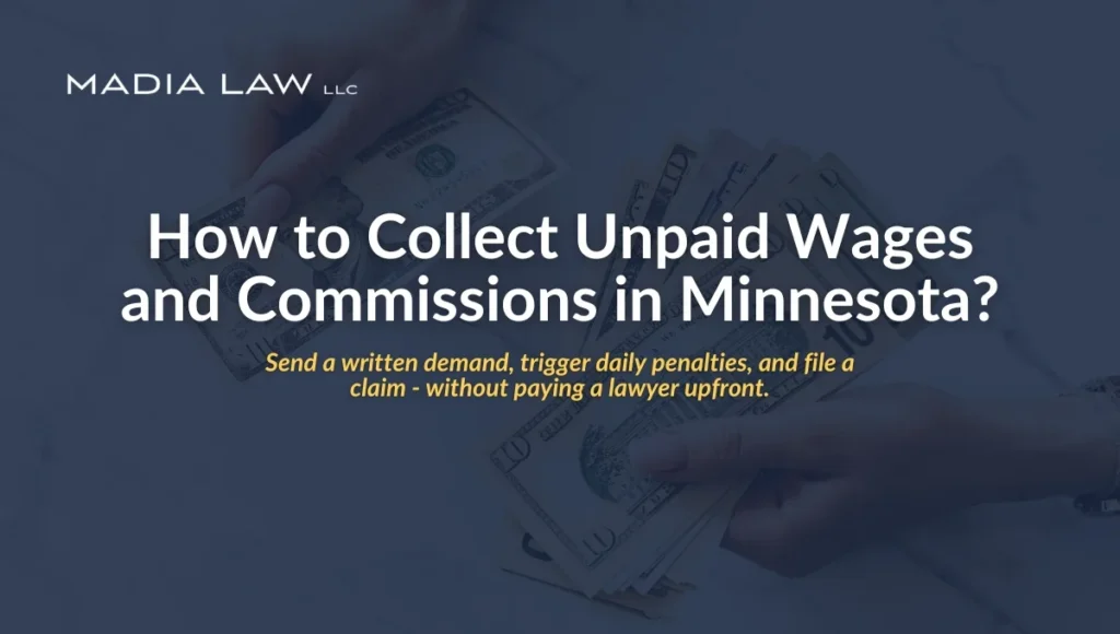 How to Collect Unpaid Wages and Commissions in Minnesota - Madia Law LLC