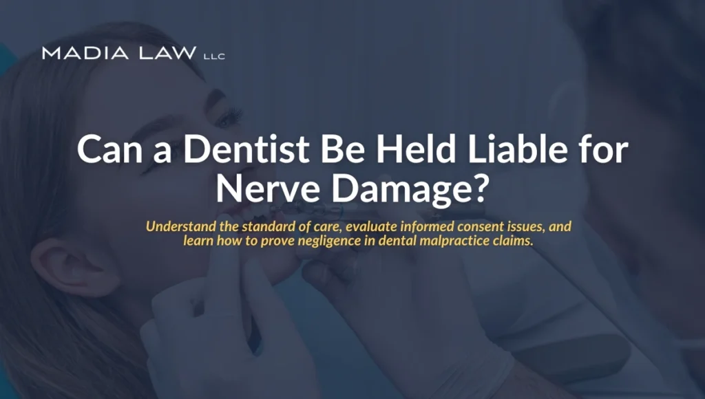 Can a Dentist Be Held Liable for Nerve Damage
