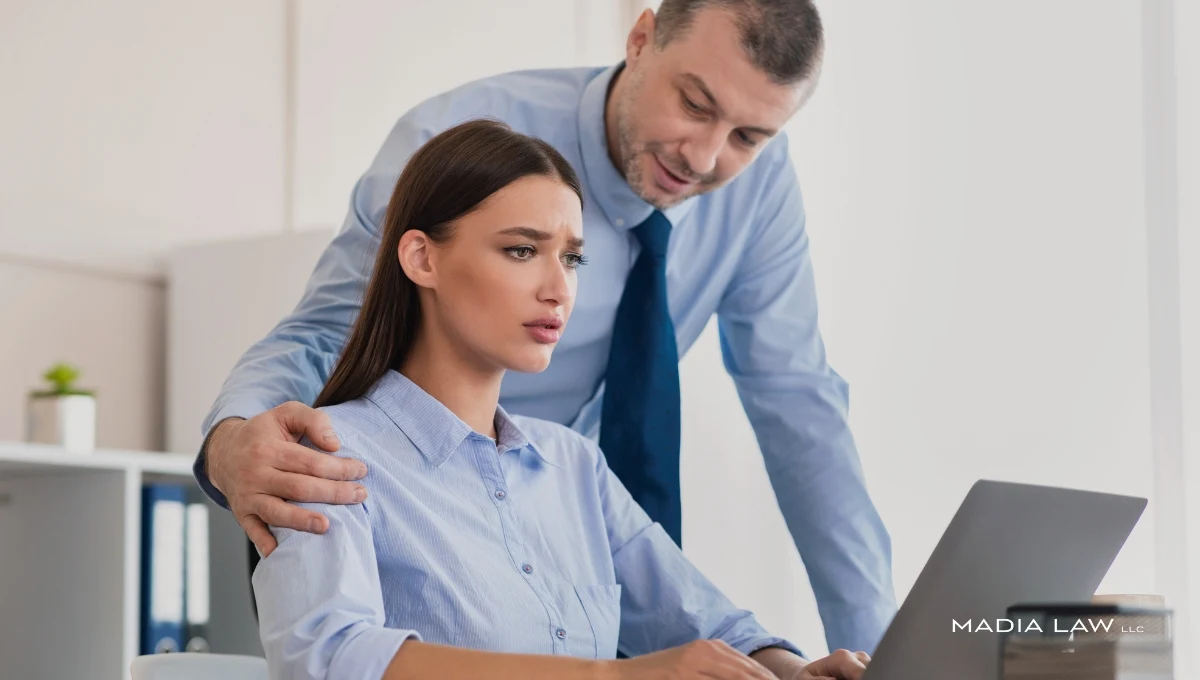 Inappropriate touching at workplace