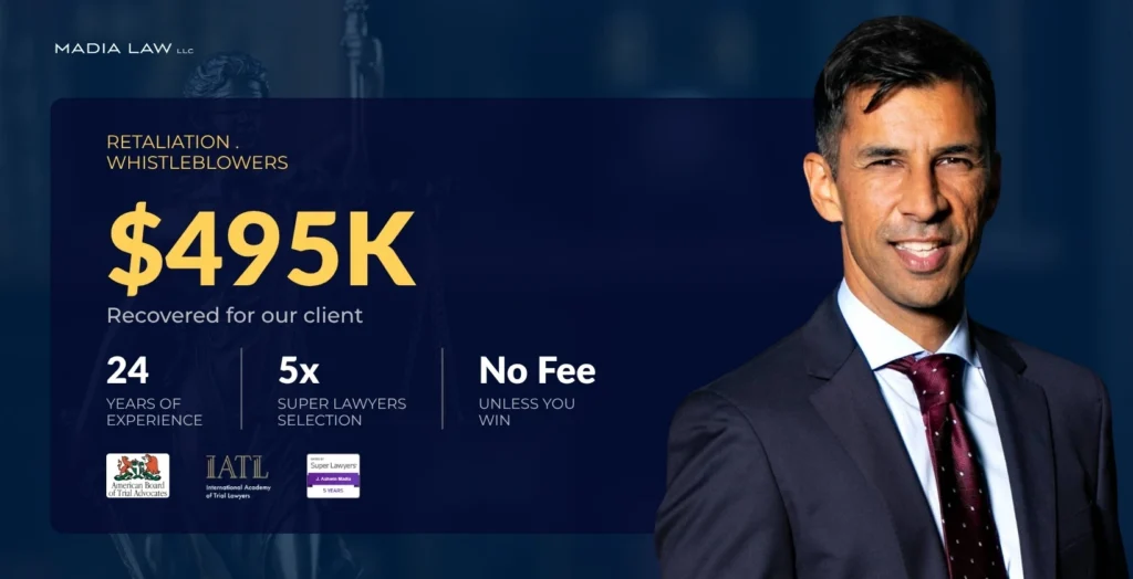 495k - Retaliation . Whistleblowers