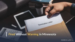 Can I Sue For Being Fired Without Warning in Minnesota?