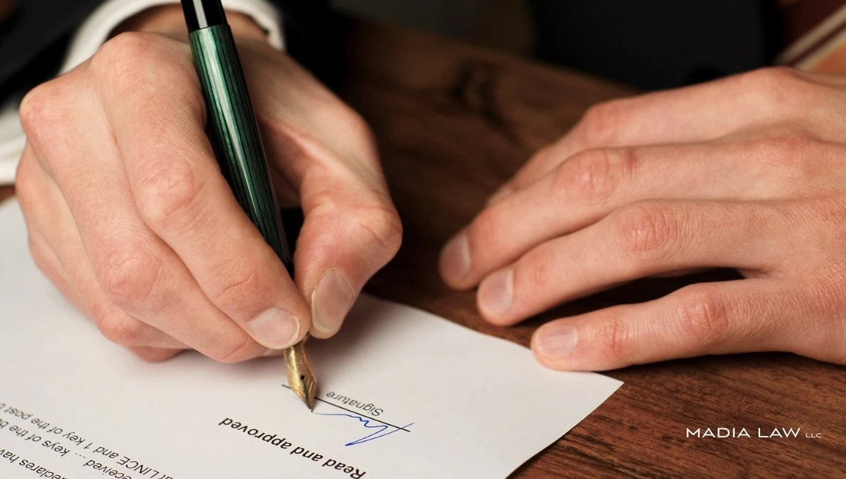 Signing severance agreement after attorney review