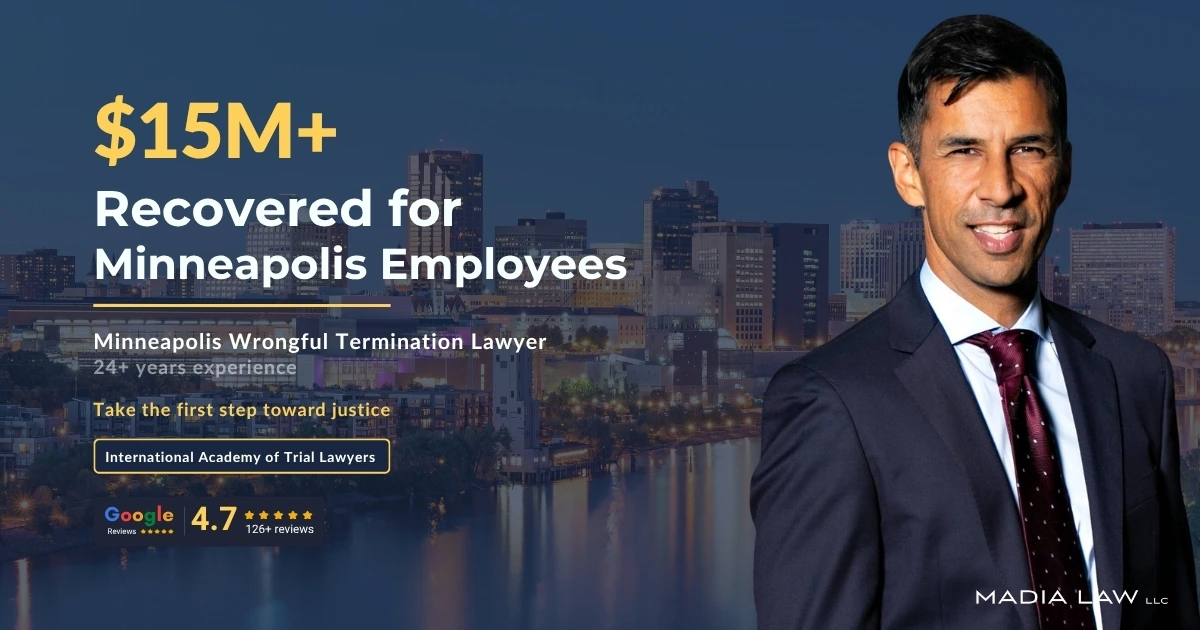 Wrongful Termination Lawyer serving in Minneapolis
